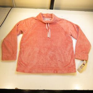 MUKLUKS SWEATSHIRT Womens M COZY SLEEP PAJAMA Pink Butter Soft NEW WITH TAGS